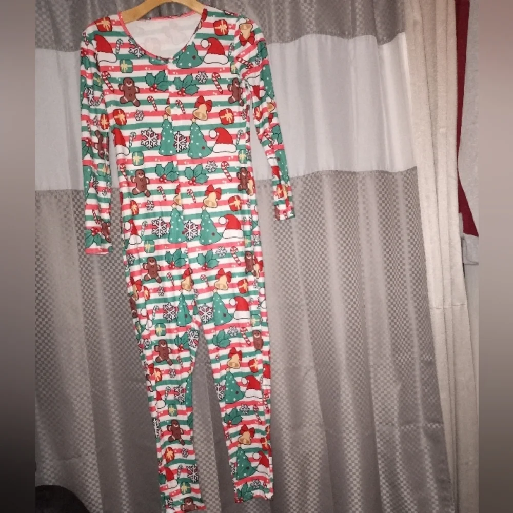 Women holiday Onesie Jumpsuit, with all over print